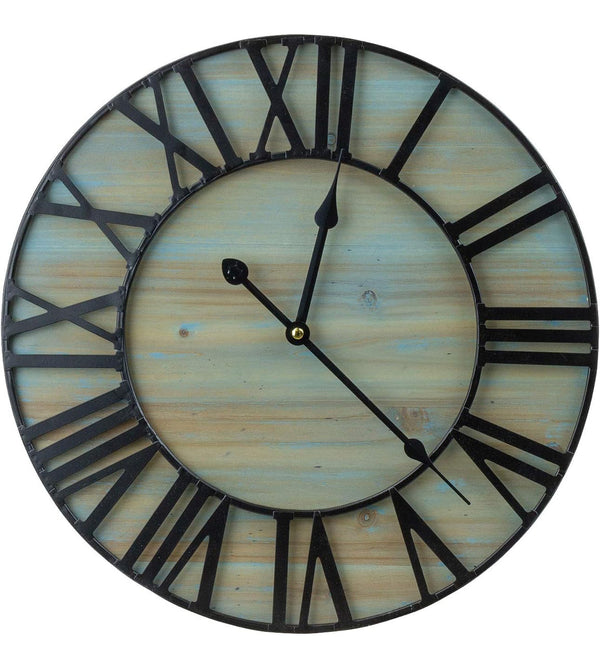 Sorbus 16" Wall Clock Centurian Roman Numeral Style - Black