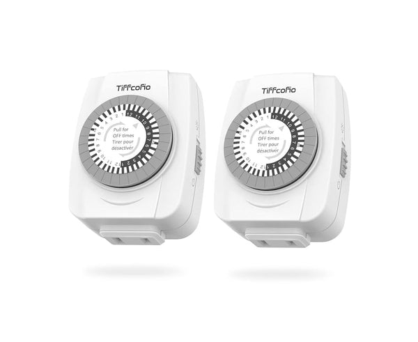 Tiffcofio Daily Mechanical Timers 2pk