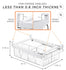Sorbus Pull Out Fridge Drawer  Attachable Deli Drawer Adjustable Refrigerator Storage Bin