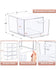Sorbus Clear Stackable Storage Drawers Acrylic Drawer Organizer 8pk
