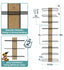 Sorbus Wall Mounted Wine Rack for 9 Wine Bottles - Wood