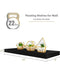 Sorbus 2pk Wall Décor Mounted 24" Floating Shelves - Black