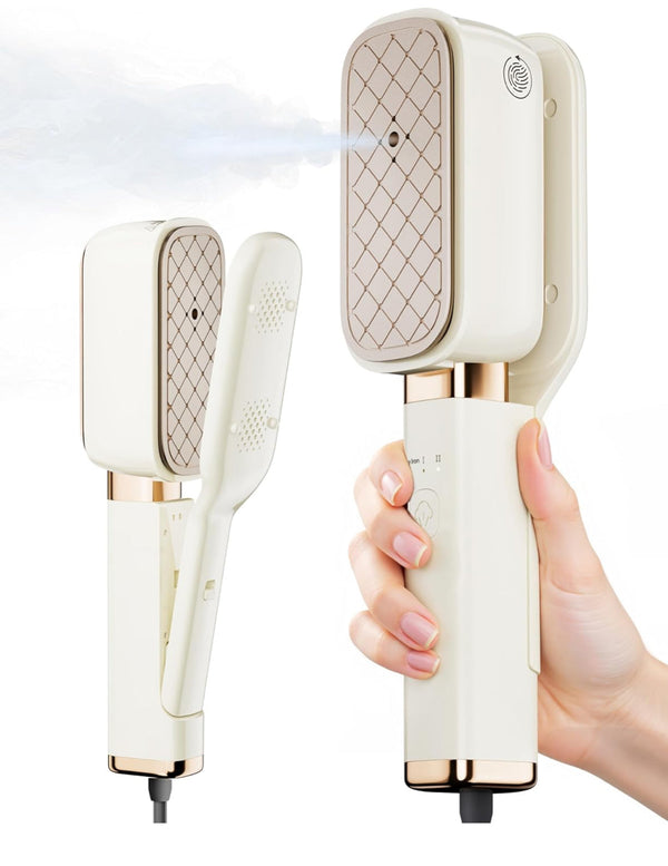 Travel Steamer for Clothes, 15S Heat Up1000W Portable Steamer Steam Iron & Press 3 in 1
