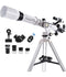 Telescope 90mm Aperture 900mm Vertisteel AZ Mount Base High Precision Adjustment Magnification 45-450x