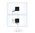 Ergotron LX Vertical Stacking Dual Monitor Arm VESA Desk Mount  for 2 Monitors Up to 40 Inches 7 to 22 lbs Each Tall Pole White