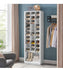 11 Tier Shoe Storage Cabinet Free Standing Closet Organizers and Storage with 31 Open Cubbie Space Saving Shoe Rack for Entryway