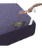 BEDLORE Waterproof Mattress Protector Noiseless Pad w/ Deep Pocket 6"-18" Depth Queen Size - Navy