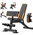 Adjustable Weight Bench Multi-function Preacher Curl Foldable Leg Curl Extension Machine weight capacity 660LBS