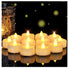 Flameless Candles Tea Lights with Timer LED Tea Lights Battery Operated 12pk
