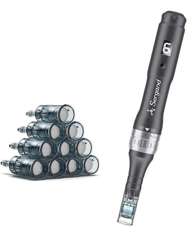 Sergand Professional Microneeding Pen Derma Roller kit 0.25mm - Black