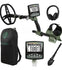 GBNRYG Professional Metal Detector 12" IP68 Waterproof Search Coil with LCD Backlight 5 Modes Gold Detector - Black/Green