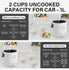 OSBA Mini Rice Cooker 1L Small Rice Cooker 2 Cup-uncooked Travel Rice Maker 12V