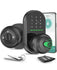 Keypad Smart Door Lock with Knob Keyless Entry Fingerprint App Remote Control