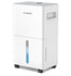 Pluscent 1500 Sq ft Dehumidifier 21 Pint with Drain Hose Smart Humidity Control & Monitor