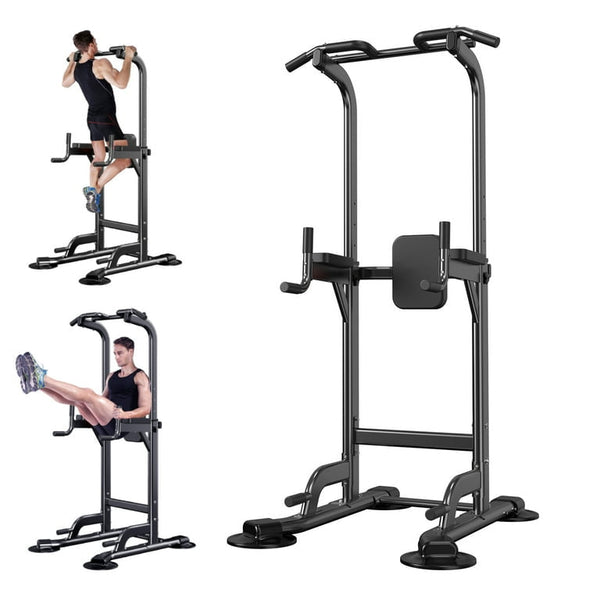 Kingkang Power Tower Adjustable Height Pull Push Up & Dip Station Multi-Function