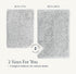 BELADOR Plush Bath Mat Quick-Dry Chenille Bathroom Mats with Rubber Backing 2pc - White