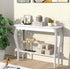 ChooChoo Narrow Console Chic Accent Sofa Table Entryway Table 11.8"D x 39.3"W x 31.4"H - White