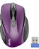 TECKNET Wireless Mouse 2.4G Ergonomic Optical Mouse - Purple