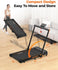 YuejiQi Walking Pad 3.5HP Foldable Treadmill w/ 300 Weight Capacity