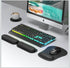 TECKNET 3-in-1 Ergonomic Mouse Pad with Wrist Rest Set Foldable Memory Foam Keyboard Wrist Rest
