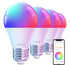 4pk Smart LED Light Bulbs Smart Bulb Work with Alexa & Google Home