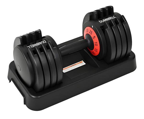 55 lbs Dumbbell Anti-Slip Fast Adjust Turning Handle - Single