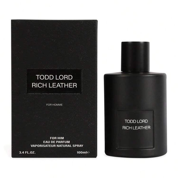 Men's Cologne Todd Lord Rich Leather 3.3 fl oz