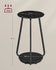 Songmic 2 Tier End Table - Black