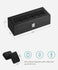 SONGMICS Watch Box 6-Slot Case with Large Glass Lid - Black
