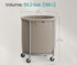 SONGMICS 50.2-Gallon (190 L) Laundry Basket with Wheels - Camel Brown