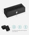 SONGMICS Watch Box 6-Slot Watch Case with Large Glass Lid Removable Pillows - Black