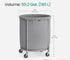 SONGMICS 50.2-Gallon (190 L) Laundry Basket with Wheels - Gray