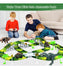 Dinosaur Race Track 291pcs includes 2 Race car & 2 Dinosaur