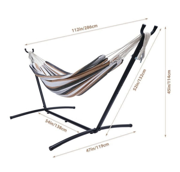 Hammock Adjustable w/ Stand - Includes Carry Case