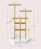SONGMICS Jewelry Holder Jewelry Organizer 3 Tiers and 1 Tray - Gold