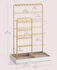 SONGMICS Jewelry Display Stand with Metal Frame - Gold