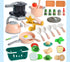 Kitchen Playset Pretend Cooking Play Pots Pans Utensils Cookware 42 pieces