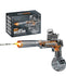 Talgic Electric WaterGun Blaster with Lights Induction Light-Emitting Muzzle 425ml Water Tank - Grey