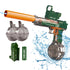 Talgic Electric WaterGun Blaster with Lights Induction Light-Emitting Muzzle 425ml Water Tank - Green