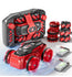 Spider Car Waterproof Mini 4WD Amphibious RC Car w/ Remote - Red