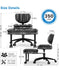 Cross Legged Office Desk Chair Ergonomic Cloud Criss Cross with Height Adjustable Seat - Black
