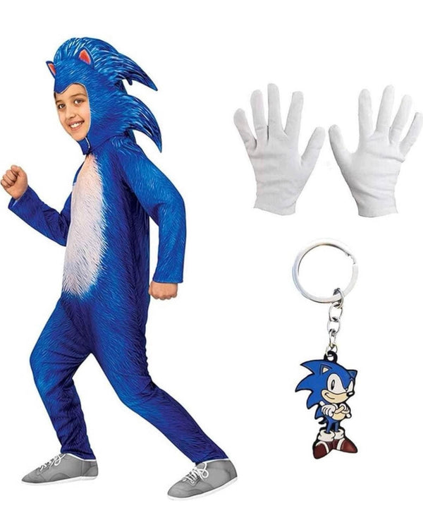 Kid's Sonic HdegeHog Costume Kid Size XL