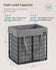 SONGMICS Laundry Hamper 11 Gal. (50L) Basket Removable and Washable - Gray Liner