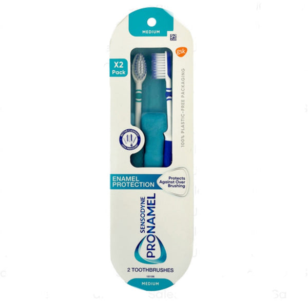 Sensodyn Pronamel 2 pack Medium Toothbrush