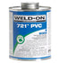 Weld-On 721 PVC Medium-Bodied High Strength Solvent Cement 32 fl oz - Blue