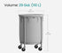 SONGMICS 29 Gallon (110 L) Laundry Basket with Wheels - Gray