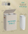 SONGMICS 44.9 Gal Laundry Hamper w/ 2 Compartments - Cappuccino Beige