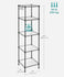SONGMICS 5 Tier Bathroom Shelf Storage Rack - Black