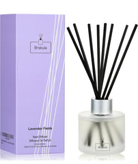 Brakula Reed Diffuser Lavender Scented Essential Oil Includes 8 Sticks