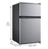 Mainstays Mainstay Walmart 3.2 Cu. ft  2-Door Refrigerator w/ Freezer - Stainless Steel